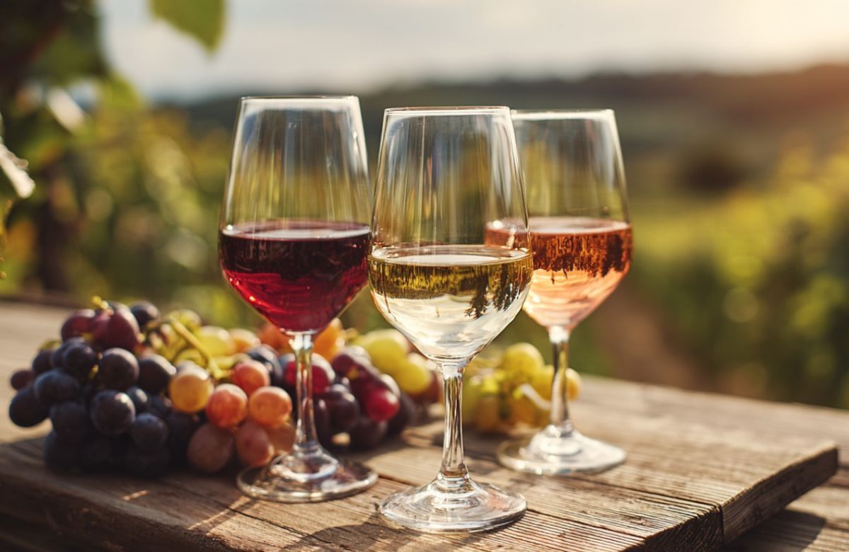 Vino, napravljeno od grožđa, razlikuje se po boji, ukusu i vrsti u zavisnosti od proizvodnje.
